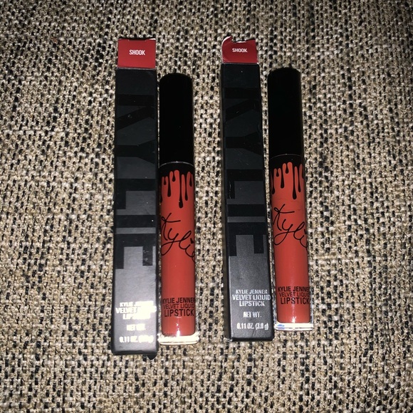 2 pack lot Kylie velvet liquid lipsticks